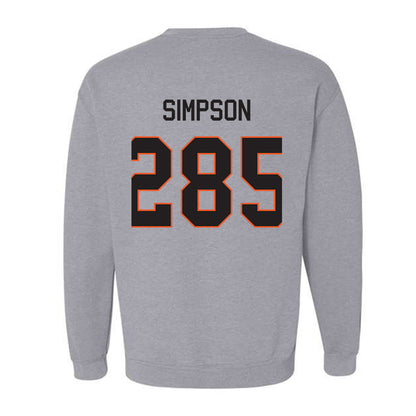 Oklahoma State - NCAA Wrestling : Hayden Simpson - Classic Shersey Crewneck Sweatshirt-1