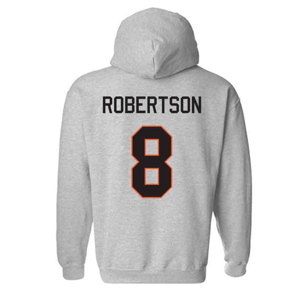Oklahoma State - NCAA Football : Parker Robertson - Classic Shersey Hooded Sweatshirt-1