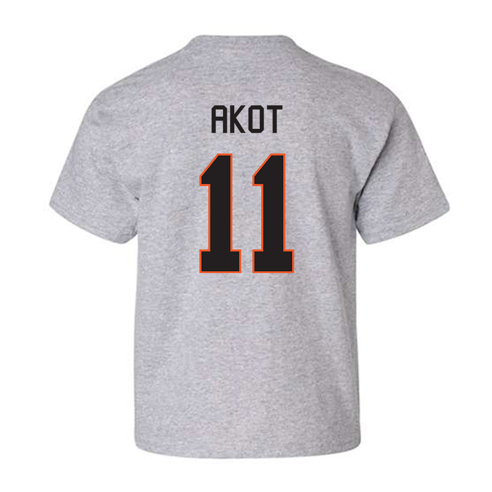 Oklahoma State - NCAA Women's Basketball : Achol Akot - Classic Shersey Youth T-Shirt-1