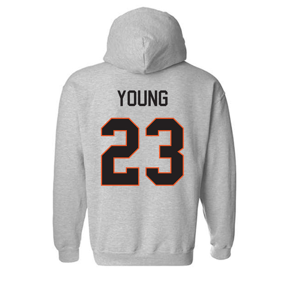 Oklahoma State - NCAA Football : Carl'veon Young - Classic Shersey Hooded Sweatshirt-1