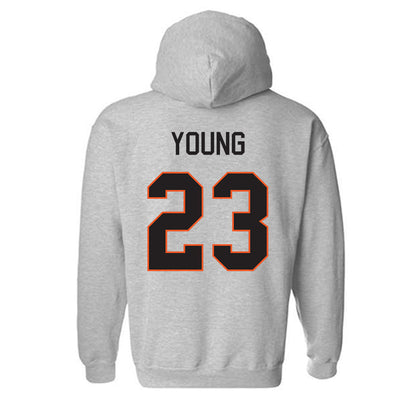 Oklahoma State - NCAA Football : Carl'veon Young - Classic Shersey Hooded Sweatshirt-1