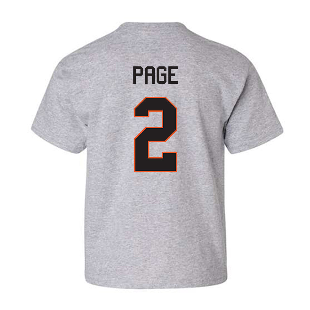 Oklahoma State - NCAA Softball : Sophie Page - Classic Shersey Youth T-Shirt-1
