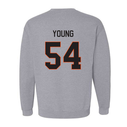 Oklahoma State - NCAA Football : Austin Young - Classic Shersey Crewneck Sweatshirt-1