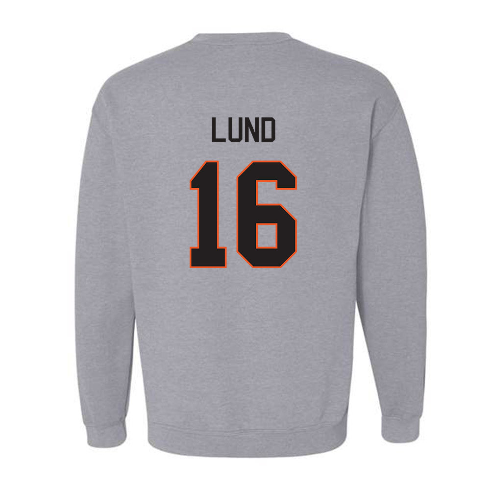 Oklahoma State - NCAA Baseball : Ethan Lund - Classic Shersey Crewneck Sweatshirt-1