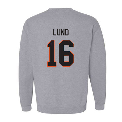 Oklahoma State - NCAA Baseball : Ethan Lund - Classic Shersey Crewneck Sweatshirt-1