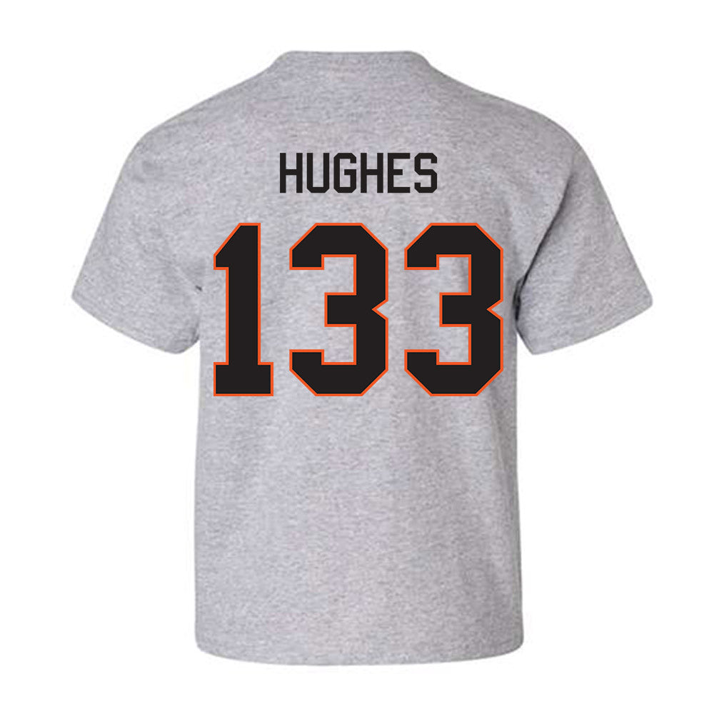 Oklahoma State - NCAA Wrestling : Cael Hughes - Classic Shersey Youth T-Shirt-1