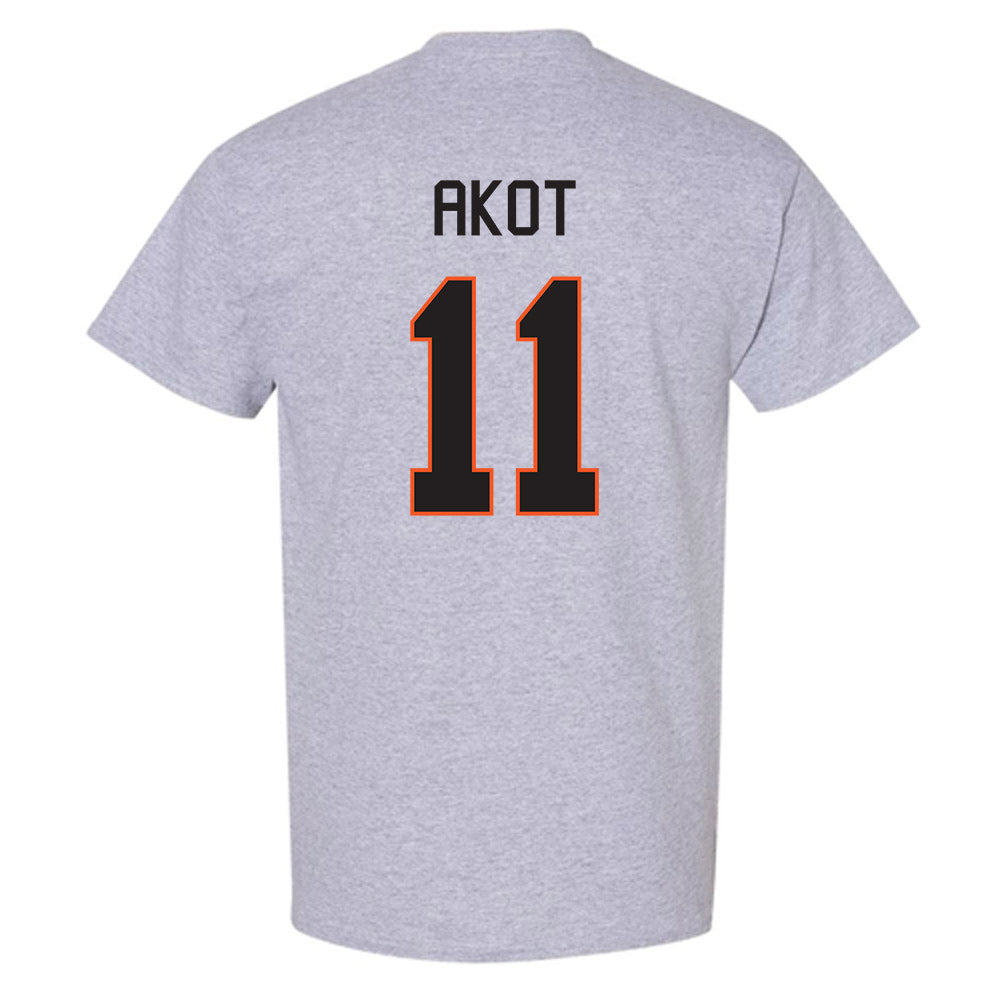 Oklahoma State - NCAA Women's Basketball : Achol Akot - Classic Shersey T-Shirt-1