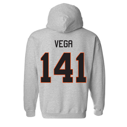Oklahoma State - NCAA Wrestling : Sergio Vega - Classic Shersey Hooded Sweatshirt-1