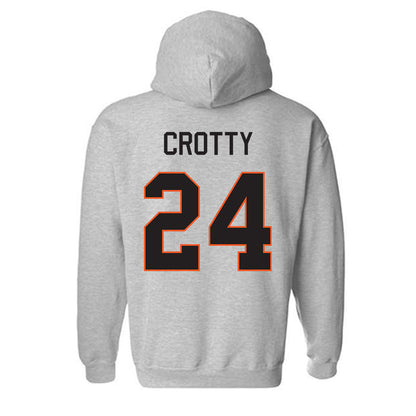 Oklahoma State - NCAA Men's Basketball : Ryan Crotty - Classic Shersey Hooded Sweatshirt-1