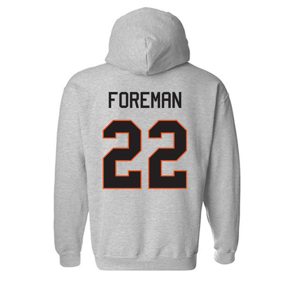 Oklahoma State - NCAA Football : Kobi Foreman - Classic Shersey Hooded Sweatshirt-1
