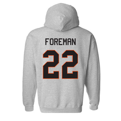 Oklahoma State - NCAA Football : Kobi Foreman - Classic Shersey Hooded Sweatshirt-1