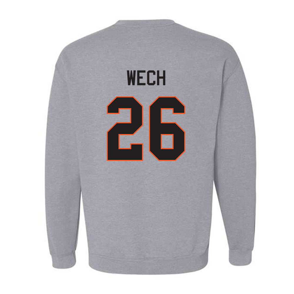 Oklahoma State - NCAA Baseball : Noah Wech - Classic Shersey Crewneck Sweatshirt-1