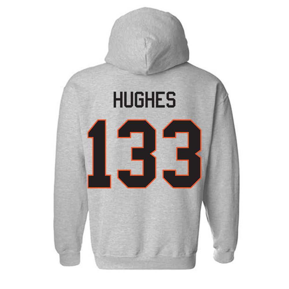 Oklahoma State - NCAA Wrestling : Cael Hughes - Classic Shersey Hooded Sweatshirt-1