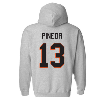Oklahoma State - NCAA Women's Soccer : Xcaret Pineda - Classic Shersey Hooded Sweatshirt-1