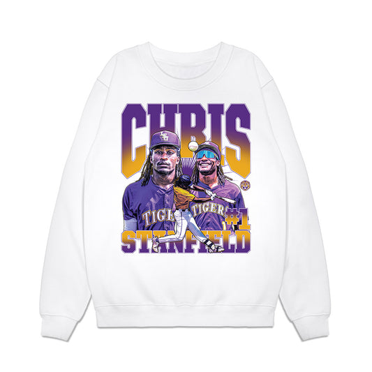 LSU - NCAA Baseball : Chris Stanfield - Premium Crewneck Sweatshirt-0