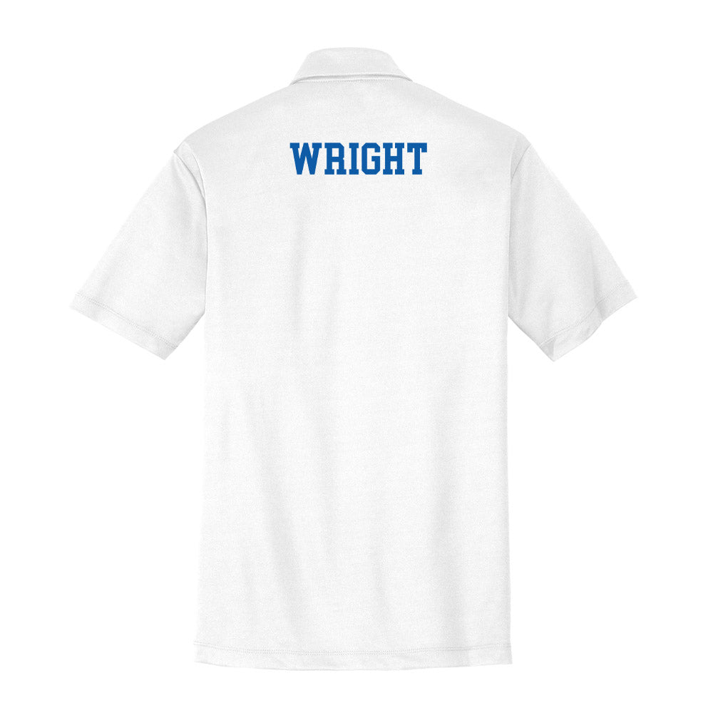 UNC Asheville - NCAA Men's Track & Field : Isaac Wright - Activewear Polo Shirt-1