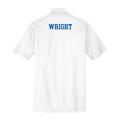 UNC Asheville - NCAA Men's Track & Field : Isaac Wright - Activewear Polo Shirt-1