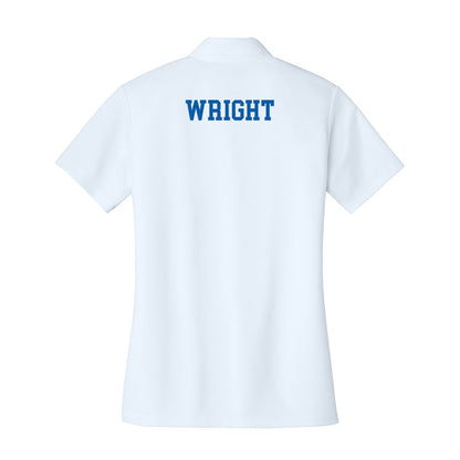 UNC Asheville - NCAA Men's Track & Field : Isaac Wright - Women's Activewear Polo Shirt-1
