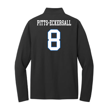 UNC Asheville - NCAA Men's Soccer : Sam Pitts-Eckersall - Lightweight Quarter Zip Jacket-1