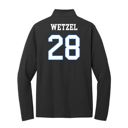 UNC Asheville - NCAA Men's Soccer : Isaac Wetzel - Lightweight Quarter Zip Jacket-1