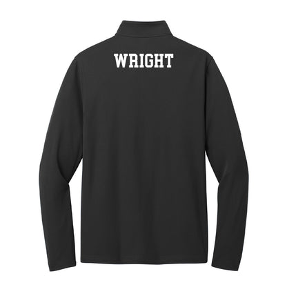 UNC Asheville - NCAA Men's Track & Field : Isaac Wright - Lightweight Quarter Zip Jacket-1