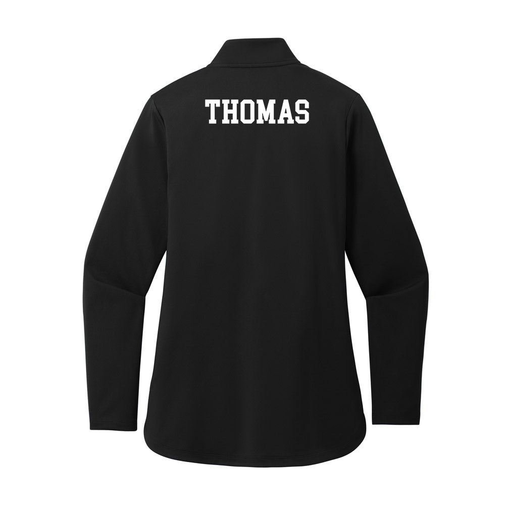 UNC Asheville - NCAA Women's Track & Field : Mikayla Thomas - Women's Premium Quarter Zip Jacket-1
