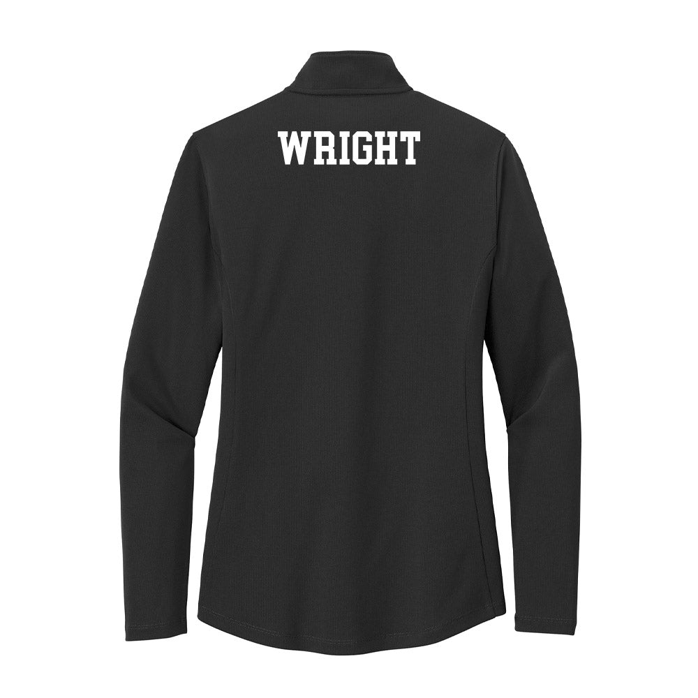 UNC Asheville - NCAA Men's Track & Field : Isaac Wright - Women's Lightweight Quarter Zip Jacket-1