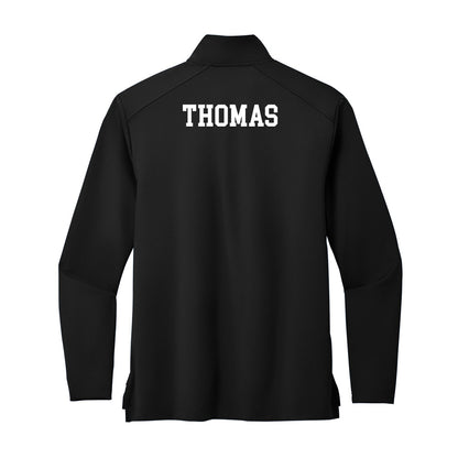 UNC Asheville - NCAA Women's Track & Field : Mikayla Thomas - Premium Quarter Zip Jacket-1