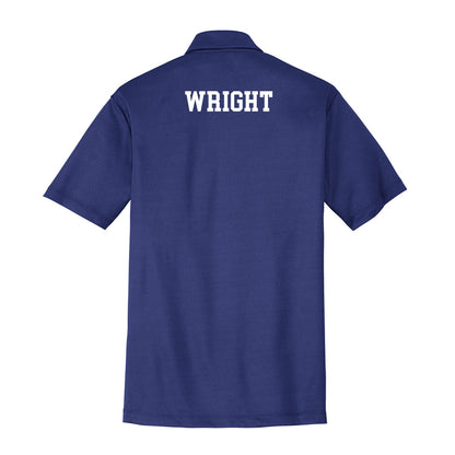 UNC Asheville - NCAA Men's Track & Field : Isaac Wright - Activewear Polo Shirt-1