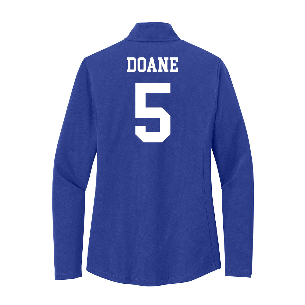 UNC Asheville - NCAA Women's Soccer : Anna Doane - Women's Lightweight Quarter Zip Jacket-1