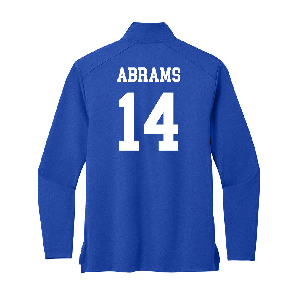 UNC Asheville - NCAA Baseball : Kohl Abrams - Premium Quarter Zip Jacket-1