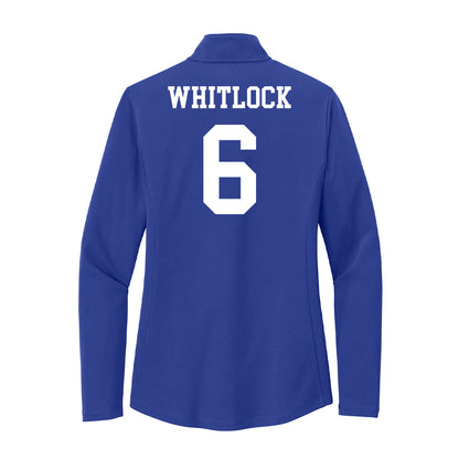 UNC Asheville - NCAA Men's Soccer : Aidan Whitlock - Women's Lightweight Quarter Zip Jacket-1