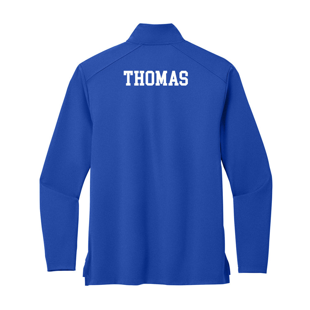 UNC Asheville - NCAA Women's Track & Field : Mikayla Thomas - Premium Quarter Zip Jacket-1