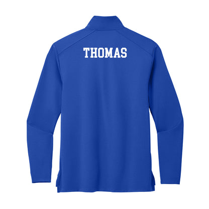 UNC Asheville - NCAA Women's Track & Field : Mikayla Thomas - Premium Quarter Zip Jacket-1