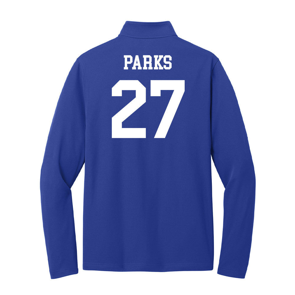 UNC Asheville - NCAA Baseball : Tyler Parks - Lightweight Quarter Zip Jacket-1