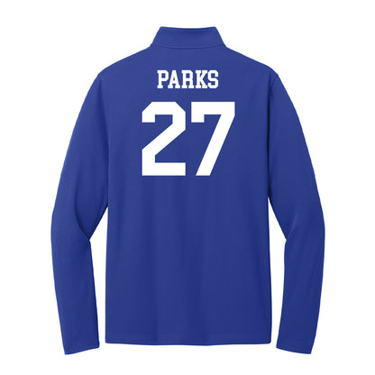 UNC Asheville - NCAA Baseball : Tyler Parks - Lightweight Quarter Zip Jacket-1