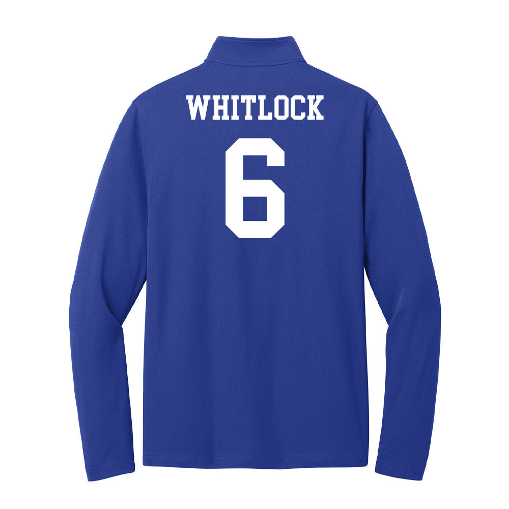 UNC Asheville - NCAA Men's Soccer : Aidan Whitlock - Lightweight Quarter Zip Jacket-1