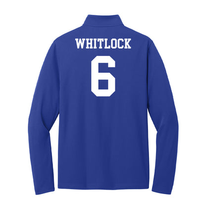 UNC Asheville - NCAA Men's Soccer : Aidan Whitlock - Lightweight Quarter Zip Jacket-1