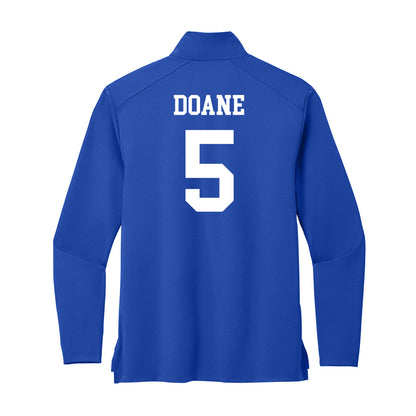 UNC Asheville - NCAA Women's Soccer : Anna Doane - Premium Quarter Zip Jacket-1