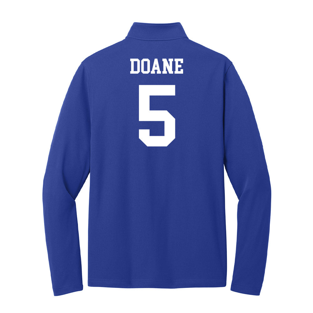 UNC Asheville - NCAA Women's Soccer : Anna Doane - Lightweight Quarter Zip Jacket-1