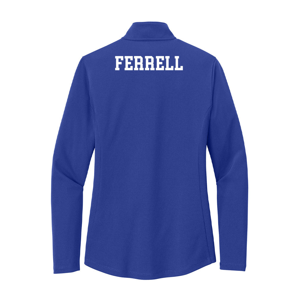 UNC Asheville - NCAA Men's Track & Field : Kellan Ferrell - Women's Lightweight Quarter Zip Jacket-1