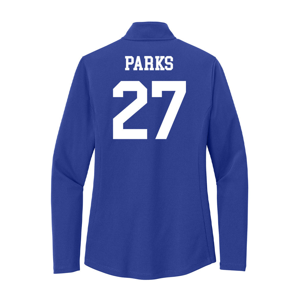 UNC Asheville - NCAA Baseball : Tyler Parks - Women's Lightweight Quarter Zip Jacket-1