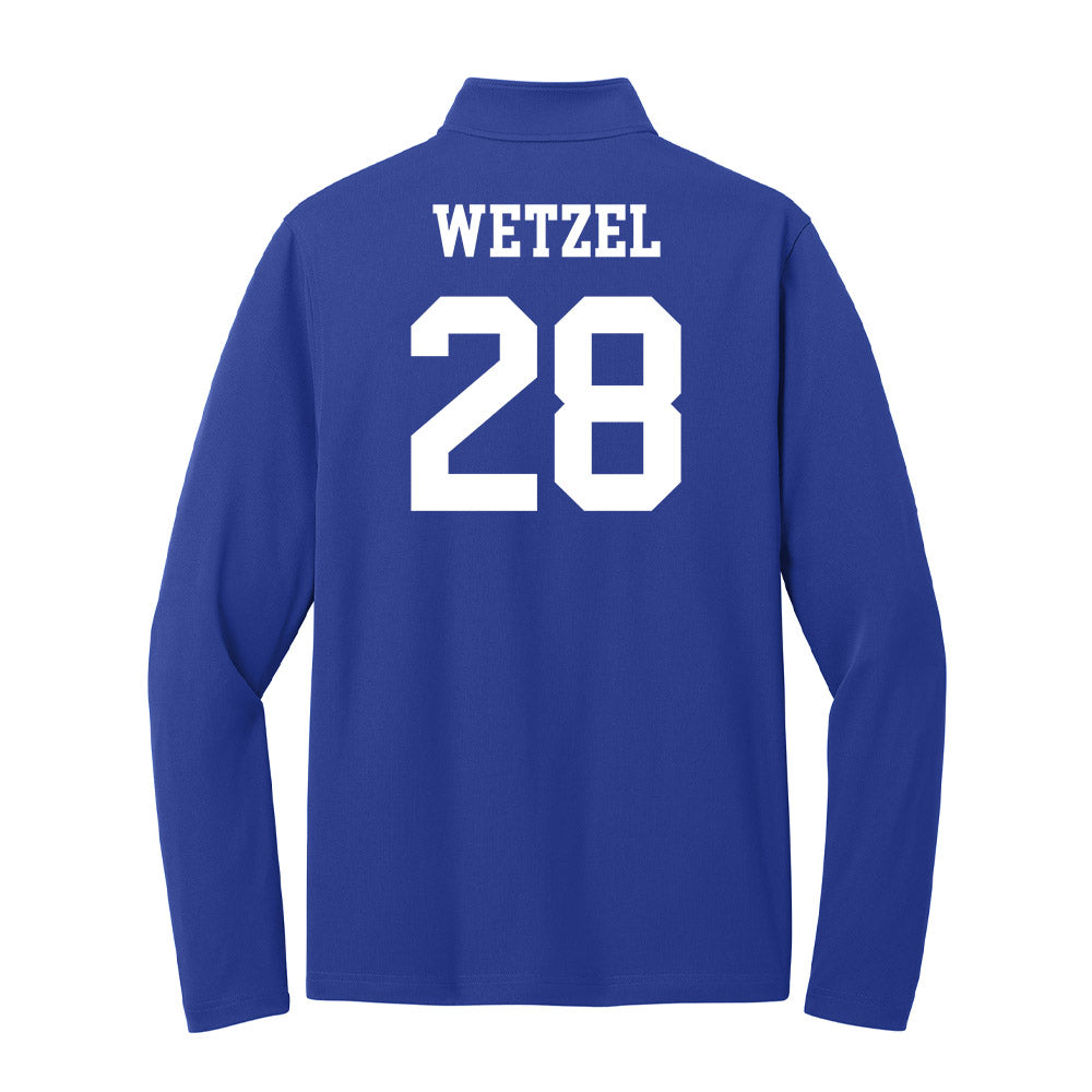 UNC Asheville - NCAA Men's Soccer : Isaac Wetzel - Lightweight Quarter Zip Jacket-1