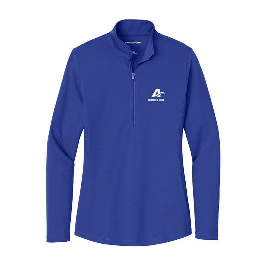 UNC Asheville - NCAA Women's Swimming & Diving : Haley Fein - Women's Lightweight Quarter Zip Jacket-0