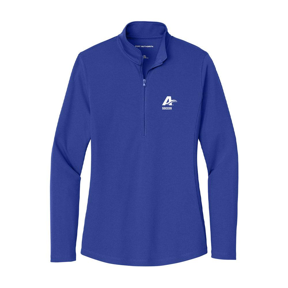 UNC Asheville - NCAA Men's Soccer : Isaac Wetzel - Women's Lightweight Quarter Zip Jacket-0