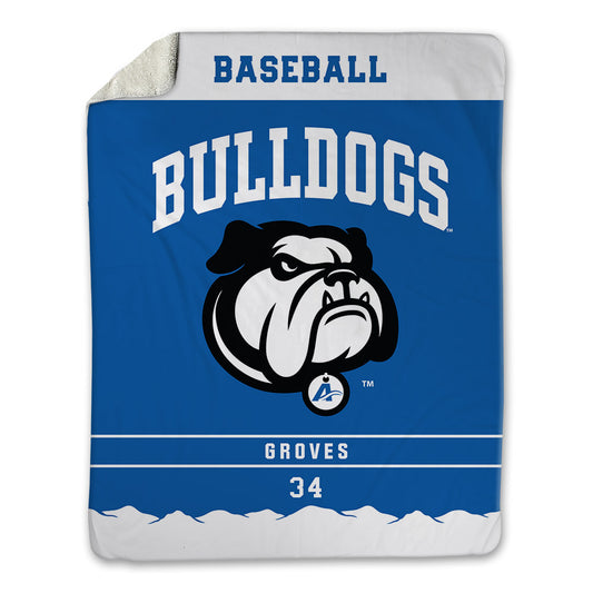 UNC Asheville - NCAA Baseball : Michael Groves - Blanket-0