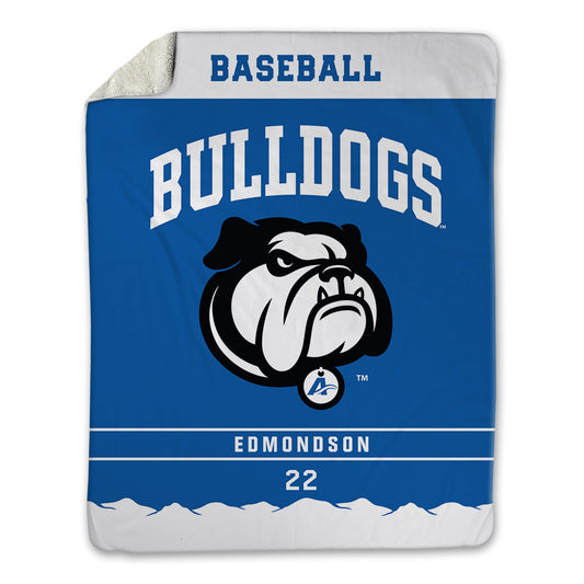 UNC Asheville - NCAA Baseball : Clay Edmondson - Blanket-0