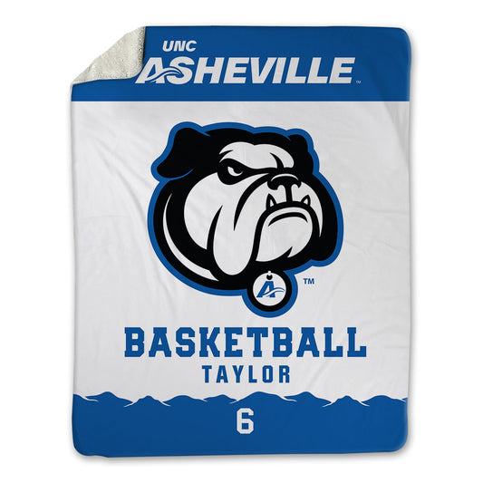 UNC Asheville - NCAA Men's Basketball : Kam Taylor - Blanket-0
