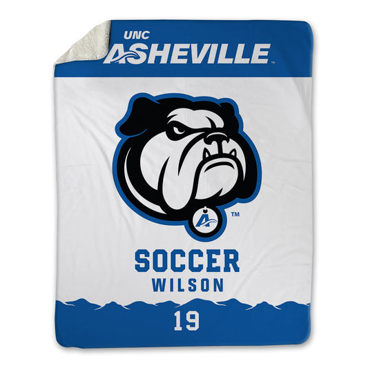 UNC Asheville - NCAA Men's Soccer : Hunter Wilson - Blanket-0