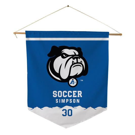 UNC Asheville - NCAA Women's Soccer : Olivia Simpson - Pennant - 18" x 21"-0